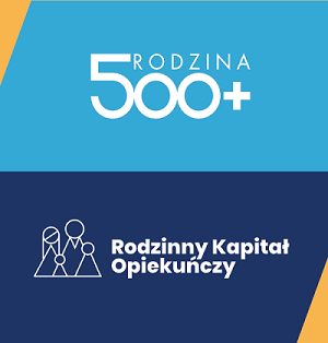 Logo - świadczenie 500+ i Rodzinny Kapitał Obiekuńczy