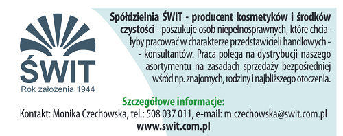 Oferta pracy dla osób niepełnosprawnych