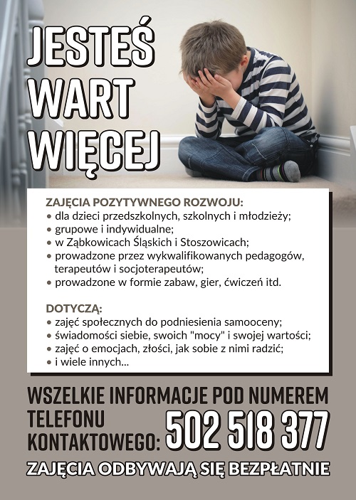 Plakat - terapia dla dzieci